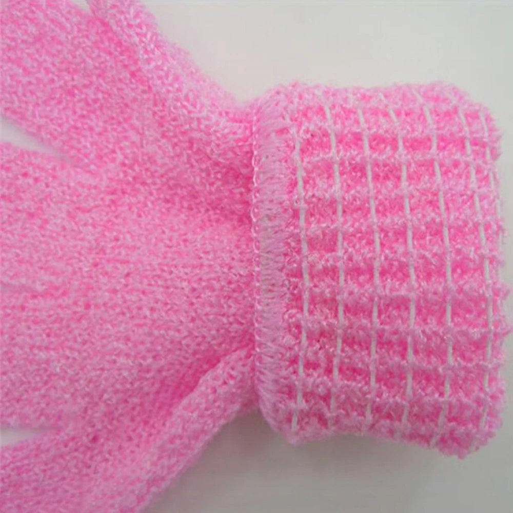 5 Pairs Bath Gloves Hand Body Scrubber Shower Exfoliating Mitten