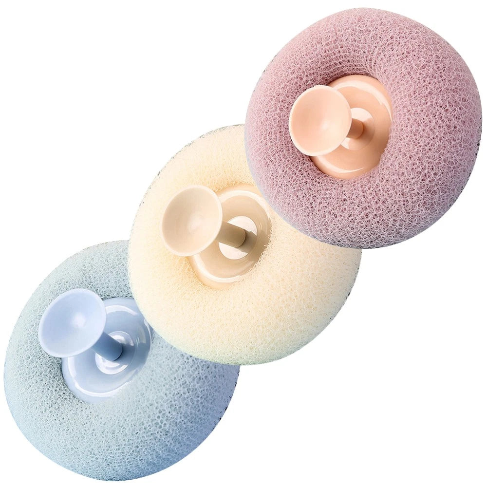 3 Pcs Bath Brush Miss Bathroom Exfoliating Scrubber and Shower Balls