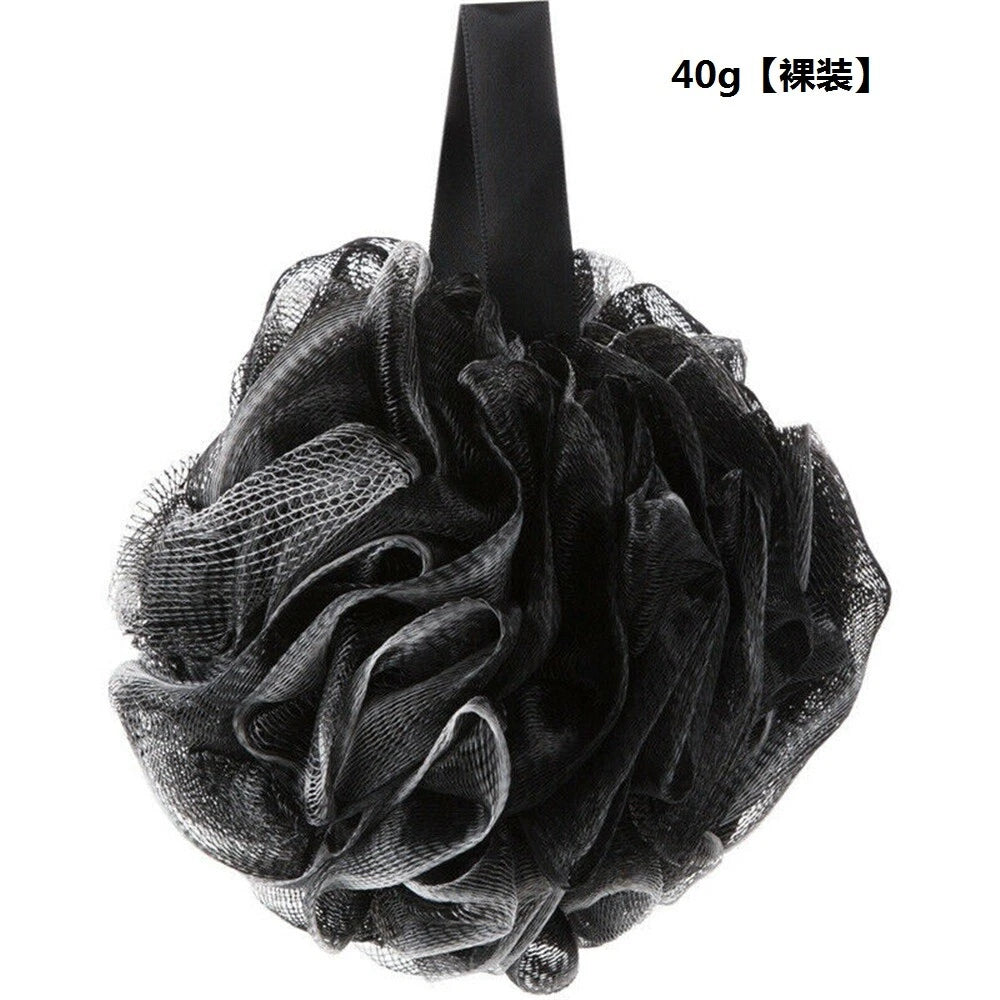 Bath Shower Mesh Ball Puff Large Scrubber Sponge Flower Exfoliating Body Brush !