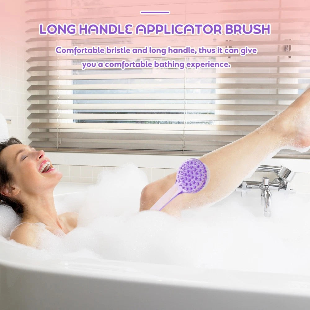 3 Pcs Bath Brush Scrubber for Body Multi-functional Exfoliating Shower Back