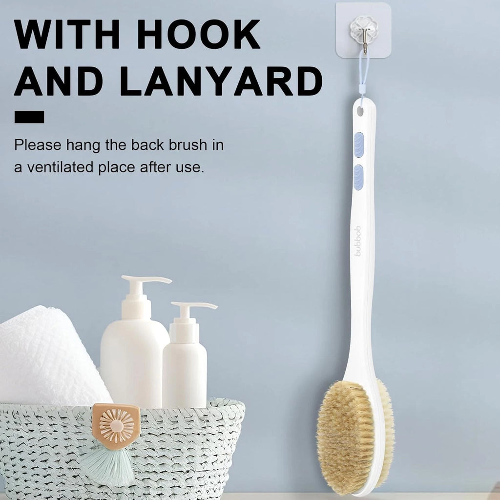 Back Scrubber, Back Scrubber for Shower, Bath Brush Long Handle for Shower with