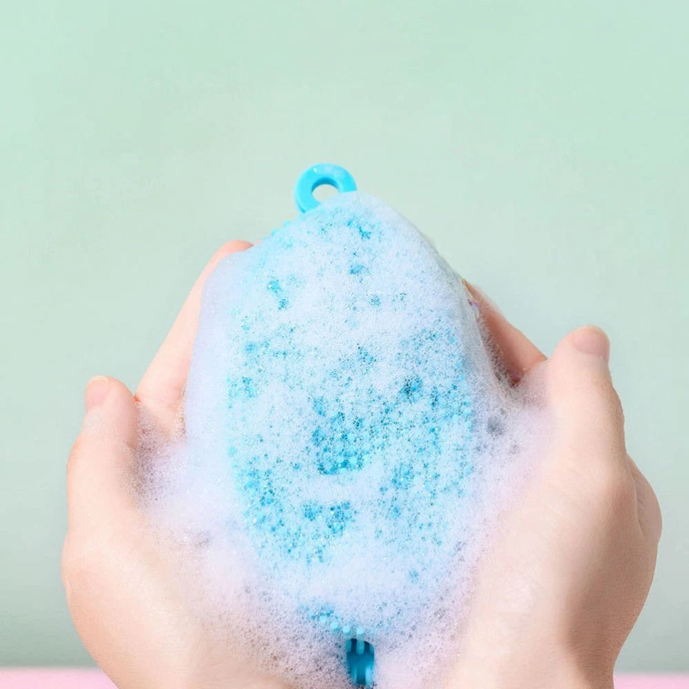 Bath Brush Body Exfoliator Newborn Baby Hair Washing Skin Scrubber