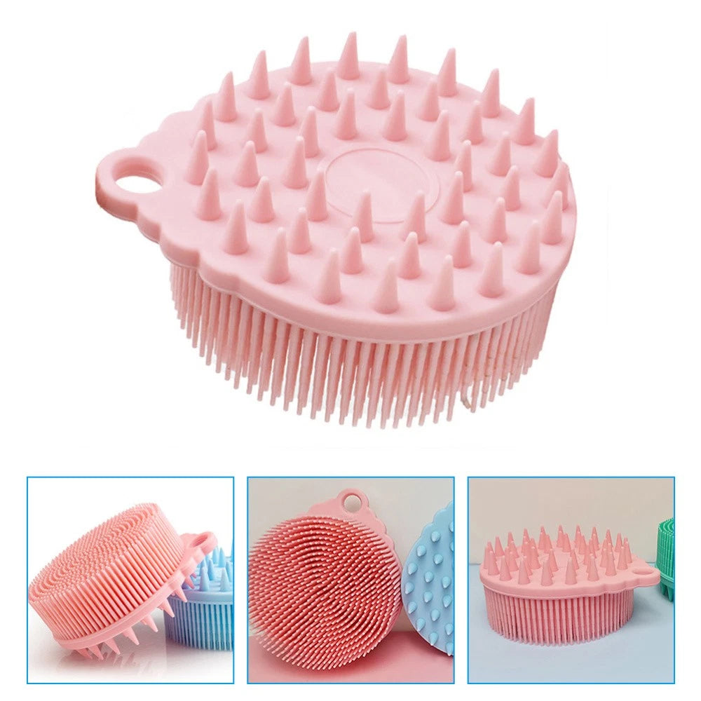 Bath Brush Man Child Silicone Body Shower Brushes Hair Baby Scrubber