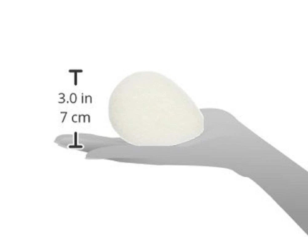 1 Count Buf-Puf Regular Facial Sponge, Dermatologist Developed, Reusable, White