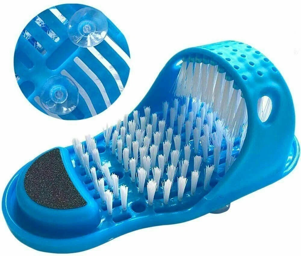 Foot Scrubber Brush Slipper Massage Wash Easy Cleaner Bath Shower Spa Scrub Feet