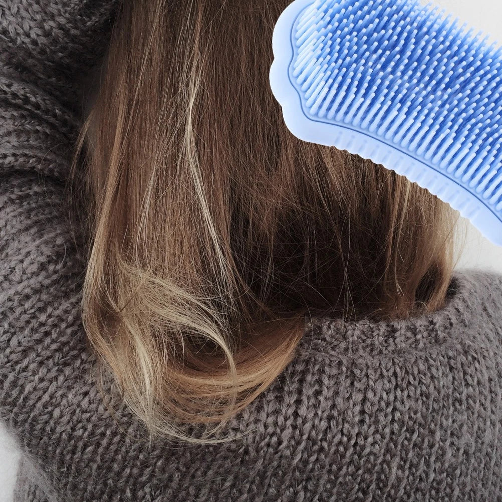 Cleaning Shampoo Comb Shower Exfoliator Men and Women Scalp Scrubber