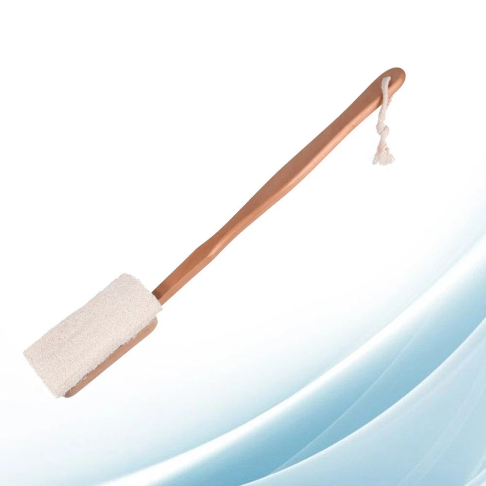 Loofah Bath Brush Body Exfoliator Scrubber Hand Held for Bathing