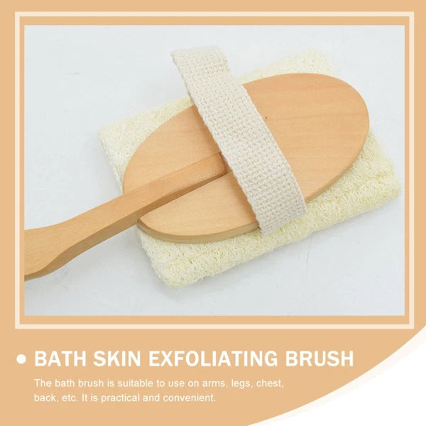 Bath Brush Exfoliating Loofah Sponge Comfortable Scrubber
