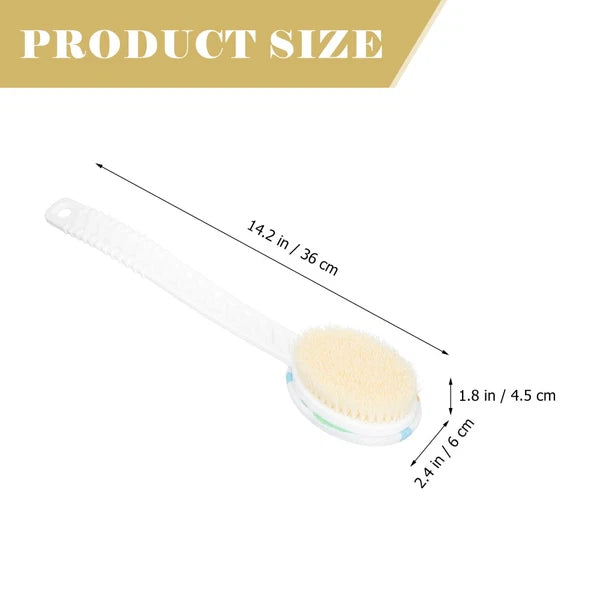 Double-head Shower Brush Bath Scrubber for Bathing Massage Cleaning