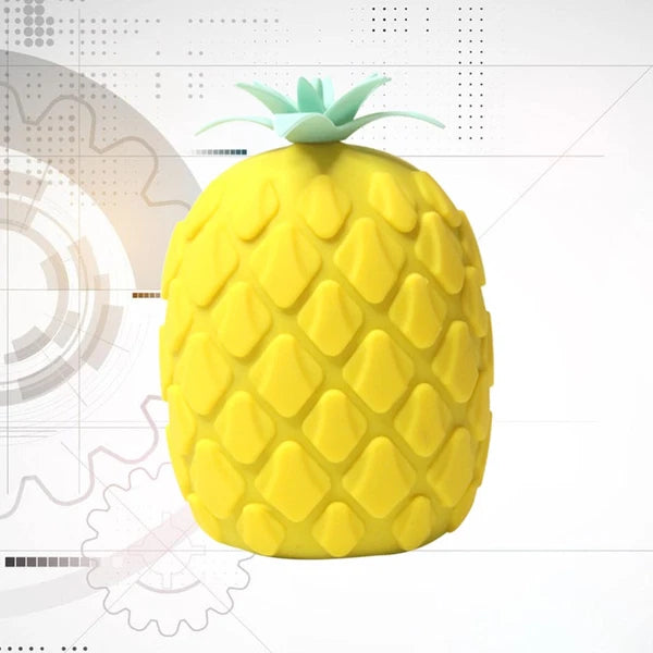 2 pcs Silicone Bath Brush Cartoon Pineapple Shape Body Shower Brush Body