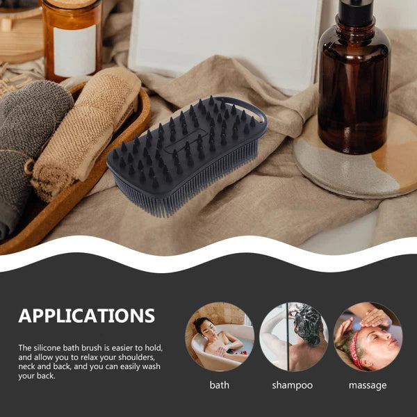 Bath Brush Exfoliator Baby Man Shower for Cleaning Silicone Body Scrubber Women
