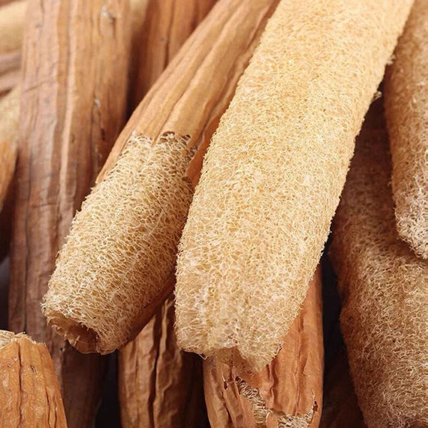 4 Pcs Natural Loofah Sponges 【25-30cm】Organic Luffa Bath Sponge Shower Body