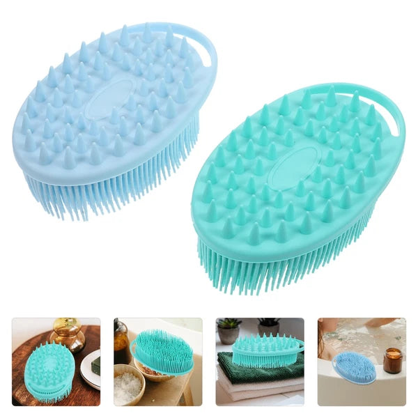 2 Pcs Bath Brush Body Scrub Multi-functional Exfoliating