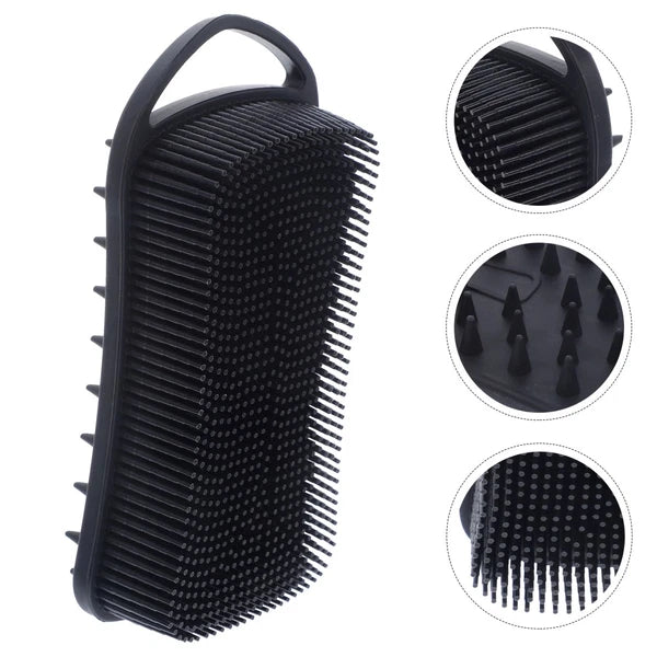 Bath Brush Soft Silicone Body Scrubber Shower for Cleaning