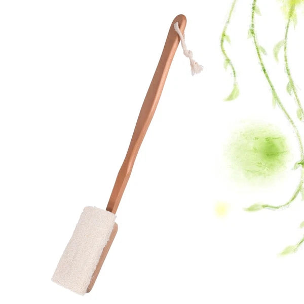 Loofah Bath Brush Body Exfoliator Scrubber Hand Held for Bathing