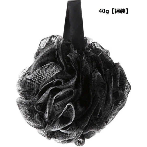 Bath Shower Mesh Ball Puff Large Scrubber Sponge Flower Exfoliating Body Brush !