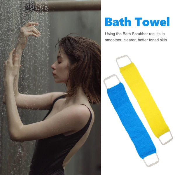 Bath Cloth Back scrubbers Extended Length Towel Bath Towel for Men Body