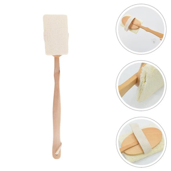 Bath Brush Exfoliating Loofah Sponge Comfortable Scrubber