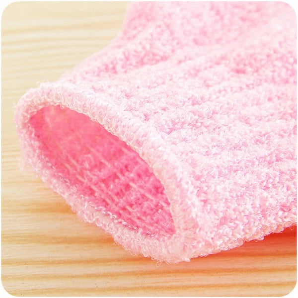 5 Pairs Bath Gloves Hand Body Scrubber Shower Exfoliating Mitten