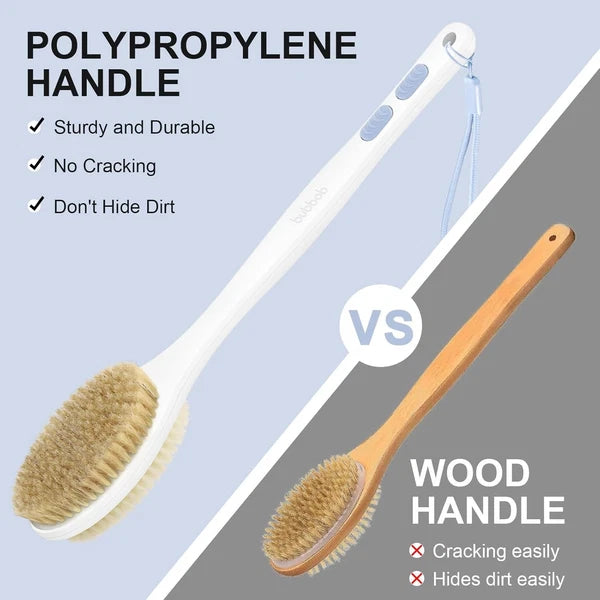 Back Scrubber, Back Scrubber for Shower, Bath Brush Long Handle for Shower with