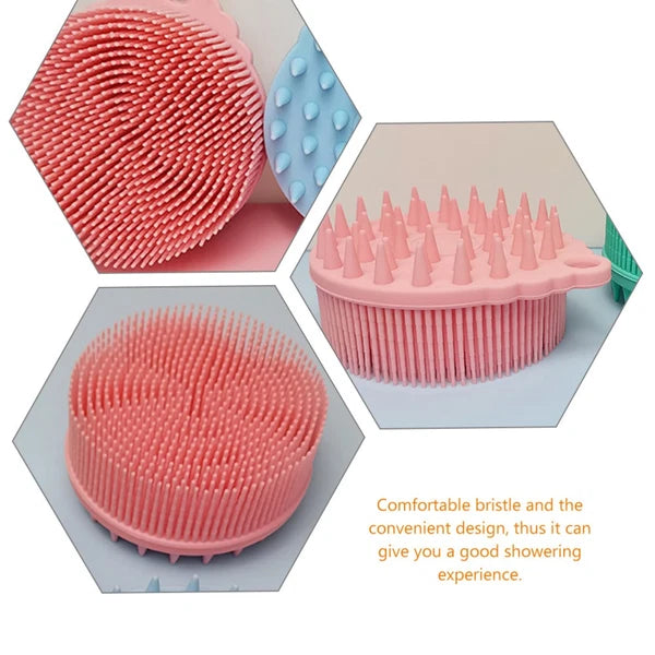 Bath Brush Man Child Silicone Body Shower Brushes Hair Baby Scrubber