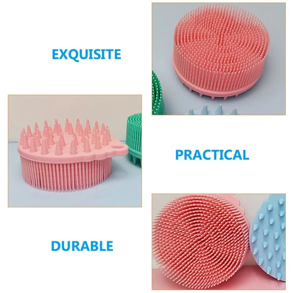 Bath Brush Man Child Silicone Body Shower Brushes Hair Baby Scrubber