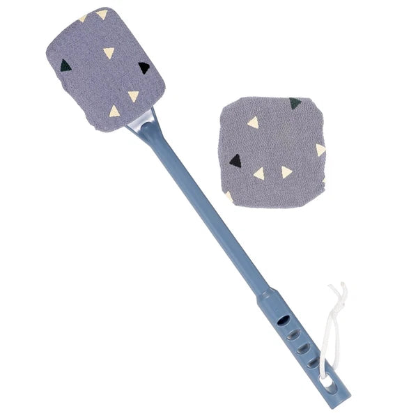 Bath Scrub Brush Miss Exfoliating Back Scrubber with Handles for Shower
