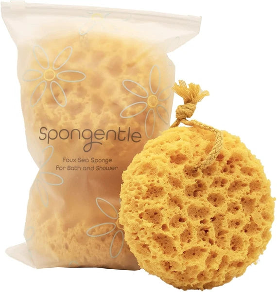 Exfoliating 2-Texture Loofah Sponge Ultra Soft, for Bath and Shower