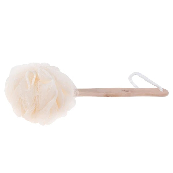 Bath Sponge Brush with Long Handle for Exfoliating and Cleaning Hard Areas