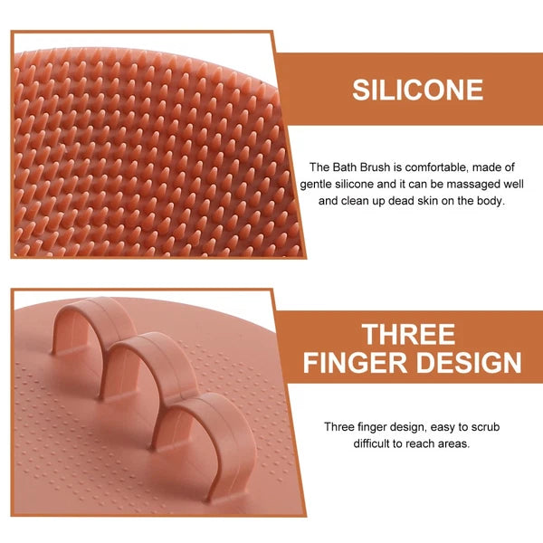 2 Pcs Bath Brush Travel Body Brushes for Shower Shampoo Scalp Massager