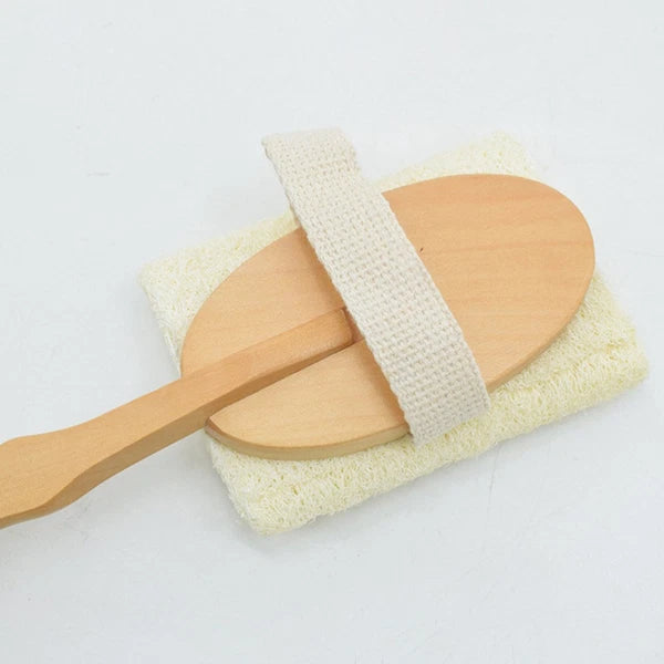 Bath Brush Exfoliating Loofah Sponge Comfortable Scrubber