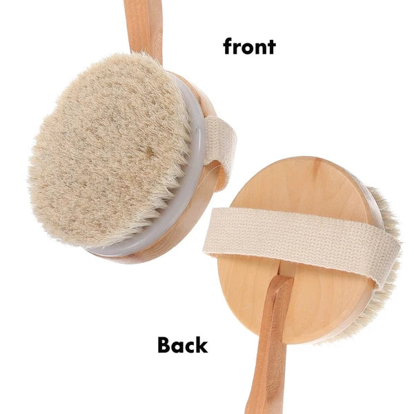 Bath Brush Shower Exfoliator Exfoliating Back Scrub Skin Scruber Scrubber for