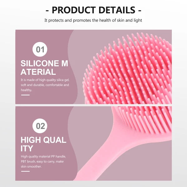 2 Pack Bath Brush Skin Exfoliator Scrubber Elderly Man Back for Shower