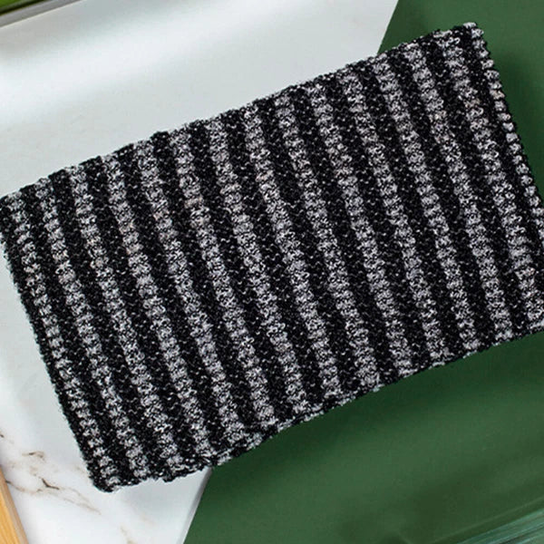 2 Pc Bath Towel Silicone Shower Brush Back Exfoliator Massage