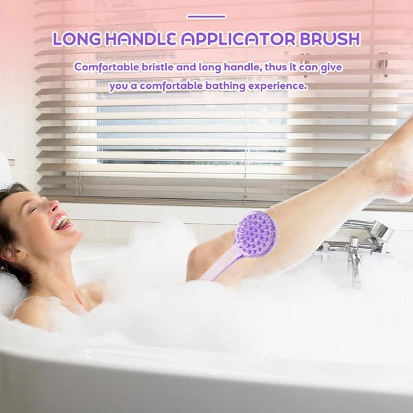 3 Pcs Bath Brush Scrubber for Body Multi-functional Exfoliating Shower Back