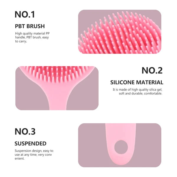 2 Pack Bath Brush Skin Exfoliator Scrubber Elderly Man Back for Shower