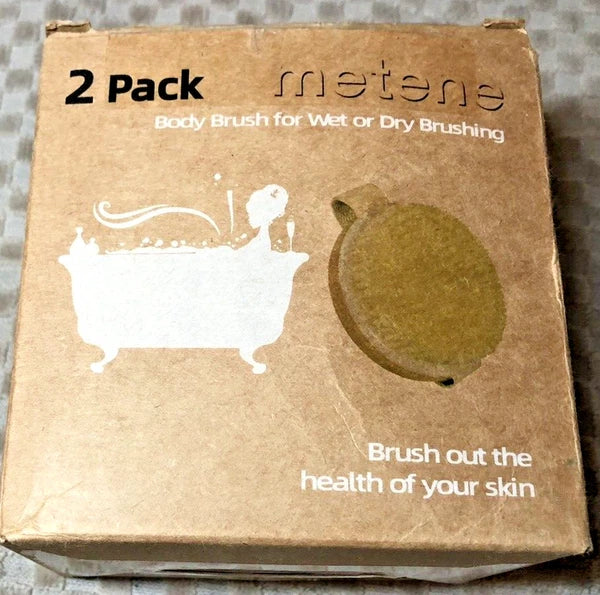 2 Metene Body Brushes, for wet or dry brushing SHOWER