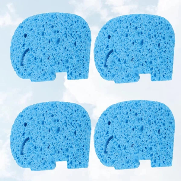 4Pcs Baby Bath Sponge Bath Rub Shower Sponge Cartoon Bath Brush Bath Rubbing