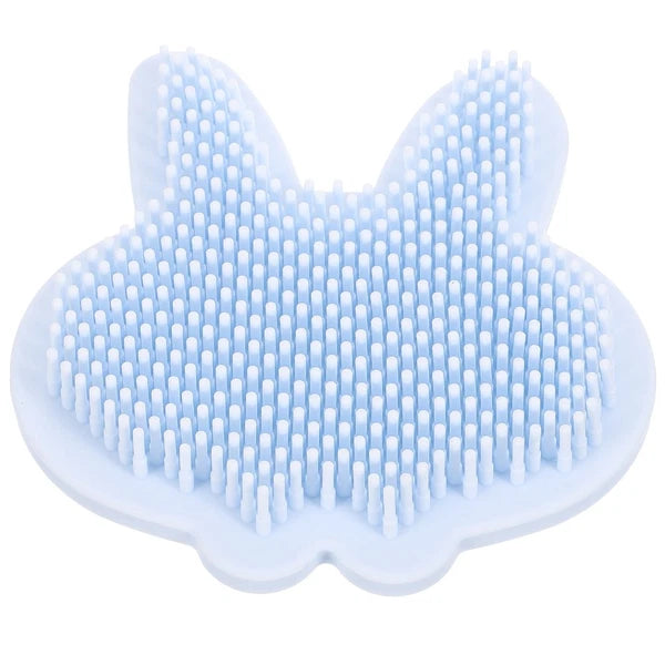 Silicone Bath Brush Child Baby Shower Exfoliating Scrubber Double-sided