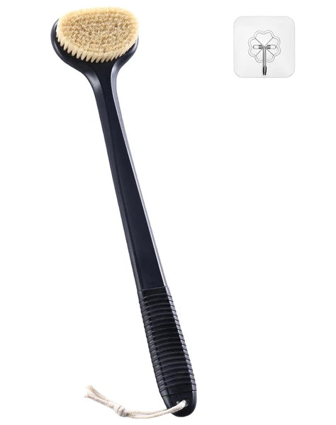 Dry Brushing Body Brush 17" Nonslip Plastic Handle Dry Brushing Body Brush For L