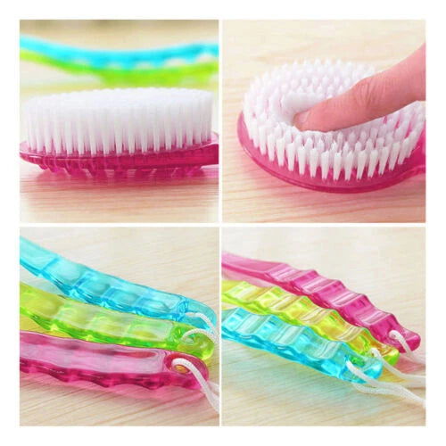 Body Back Bath Brush - for Shower with Long Handle, Back Washer Scrubber NEW