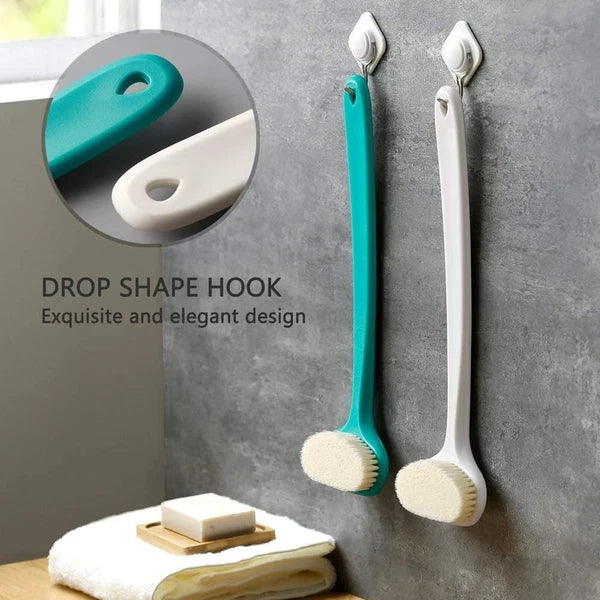 Ergonomic Body Brush for Bath & Shower - 14-Inch Exfoliation Tool in Green
