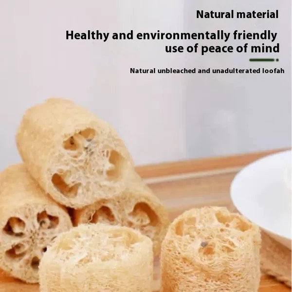6 PCS 4' Natural Loofah/Luffa Bath Shower Sponge Exfoliator Kitchen Body Clean