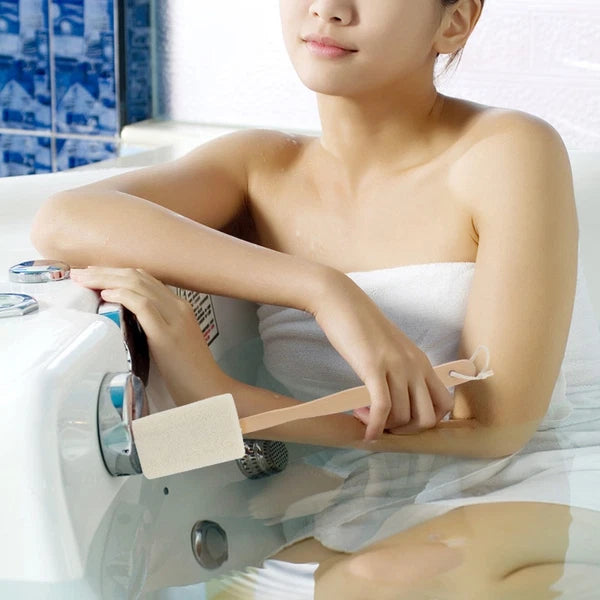 Bath Sponge Brush Natural Loofah Man Shower Scrubber for Body Exfoliating