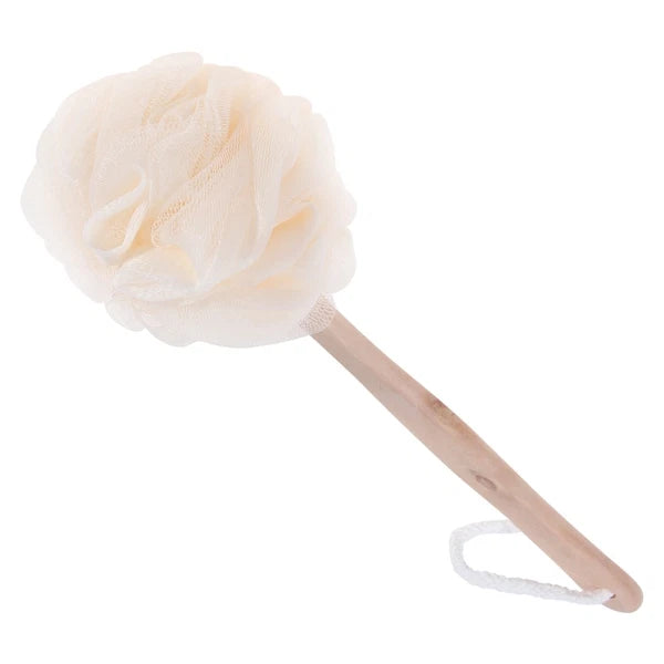 Long Handle Back Brush Exfoliating Sponge Scrubber for Bathing and Showering