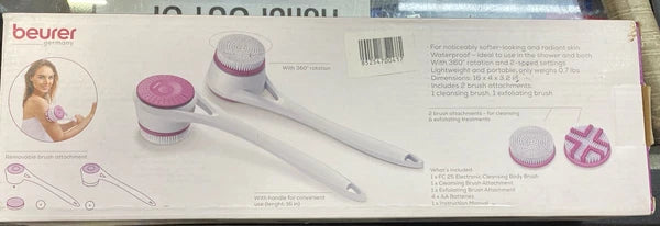 BEURER Gentle Exfoliating Electric Body Brush - Batteries Included /New