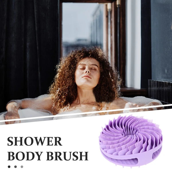 Exfoliating Bath Brush Woman Face Scrub Exfoliator Body Silicone Scrubber