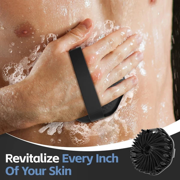 Silicone Body Scrubber, Exfoliating Body Wash Scrubbers Exfoliator, Shower Bo...