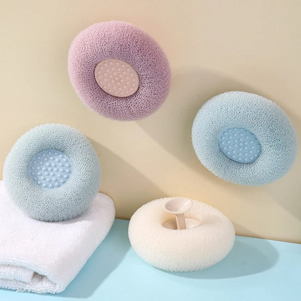 3 Pcs Bath Brush Miss Bathroom Exfoliating Scrubber and Shower Balls