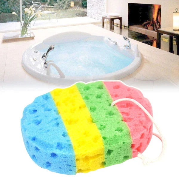 2 Pcs Bath Sponges Brushes Miss Efficient Exfoliating Shower Body Scrubbers
